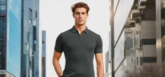 Branded Men’s Short Sleeve Polo Shirt